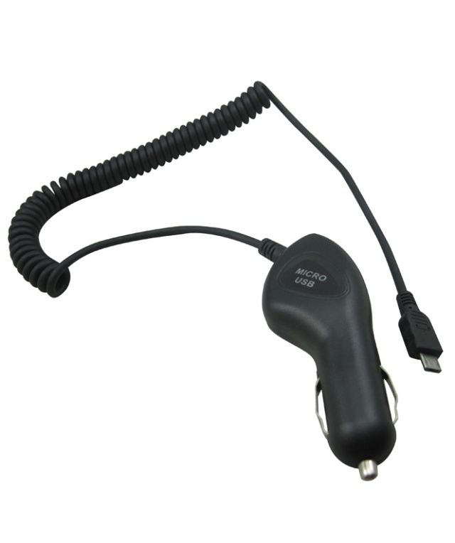 Billaddare, mikro-USB tot mobiele/smartphone (1A)