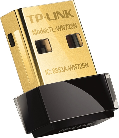 TP-LINK, USB-adapter, nano-storlek, 150Mbps, 802.11n, svart