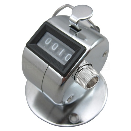 Rekenmachine met viercijferige teller