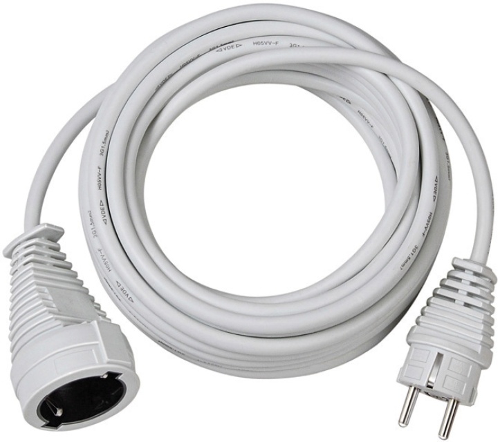 Brennenstuhl geaarde verlengkabel, CEE 7/7 - CEE 7/4, 10m, wit (1168460)