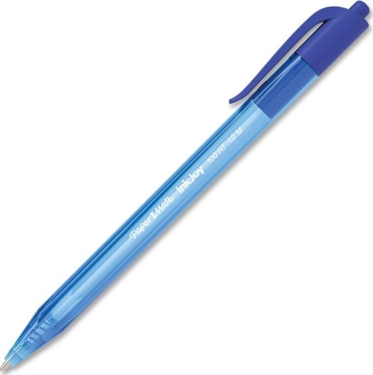 Papermate InkJoy 100 RT, balpen, M 1.0mm, Blauw