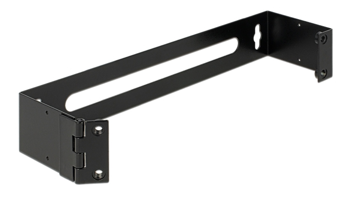 DeLOCK 10 " wallmount, 1U, black