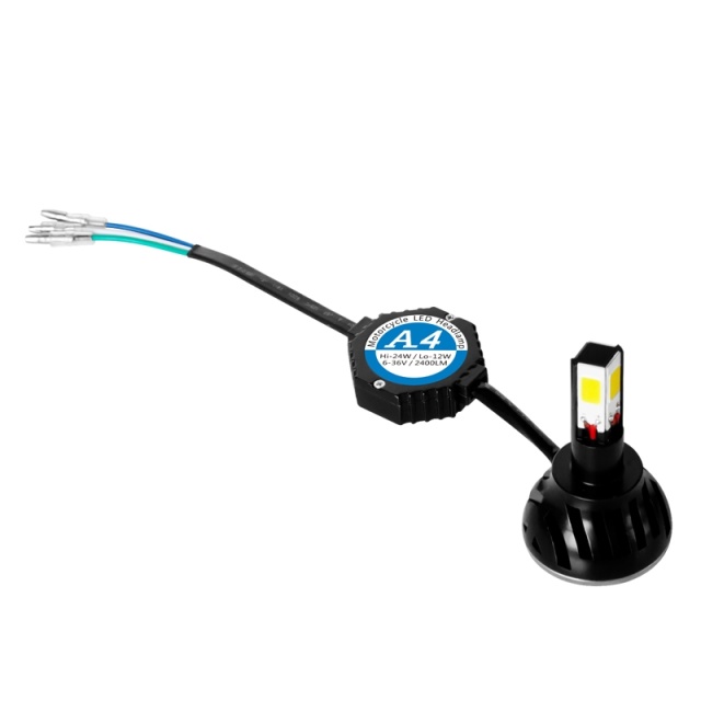 LED conversie voor motorfiets, H4, H6, 6000K