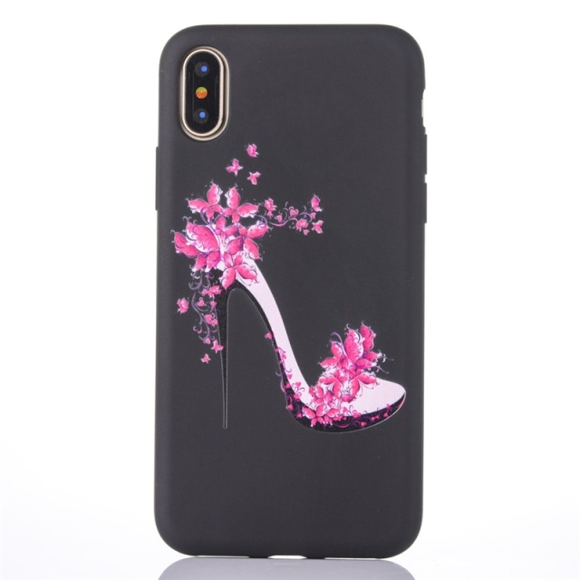 Achtercover voor iPhone X/XS, Hoge hak