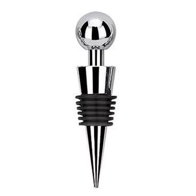 Decoratieve wijnkurk sluit de fles af en behoudt de smaak