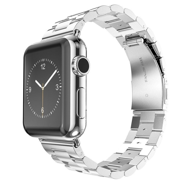 Horlogeband van roestvrij staal voor Apple Watch, 42/44/45mm.