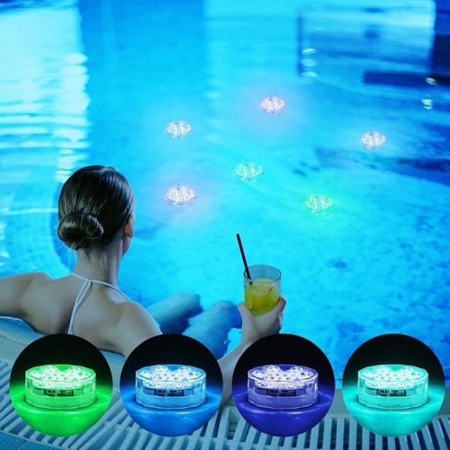 LED kaars voor bubbelbad, zwembad, bad. Waterdicht, Waterkaars