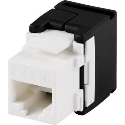DELTACO UTP Cat6 Keystone connector, "zonder gereedschap" (MD-102)