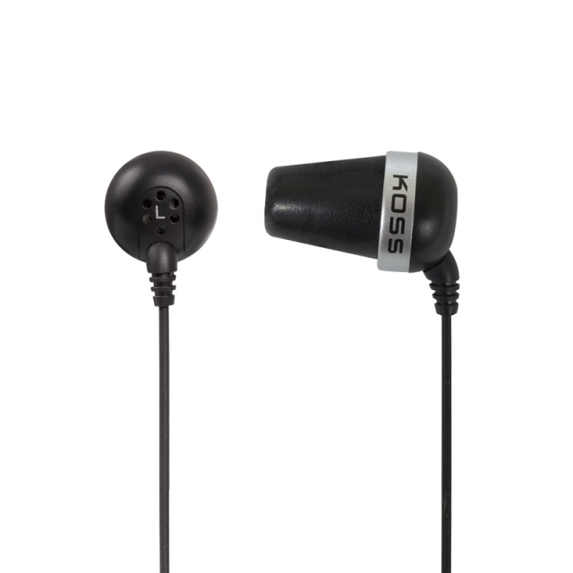 Koss De plug zwarte in-ear hoofdtelefoon (186818)