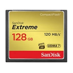 SANDISK Memorycard CF Extreme 128GB 120MB/s UDMA7