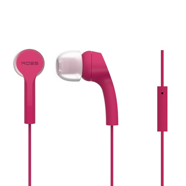 Koss Hoofdtelefoon KEB9i In Ear Mic Roze