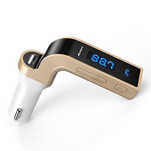 FM-zender met Bluetooth handsfree (Goud)