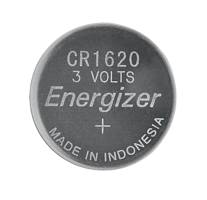 Energizer Lithium-Knoopcelbatterij CR1620 | 3 V DC | 81 mAh | 1-Blister | Zilver