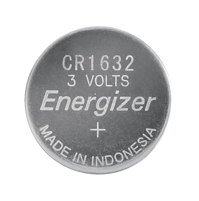 Energizer Lithium knoopcel batterij CR1632 | 3 V DC | 130 mAh | Voorgeladen | 1-Blister | Verschillende apparaten | Zilver