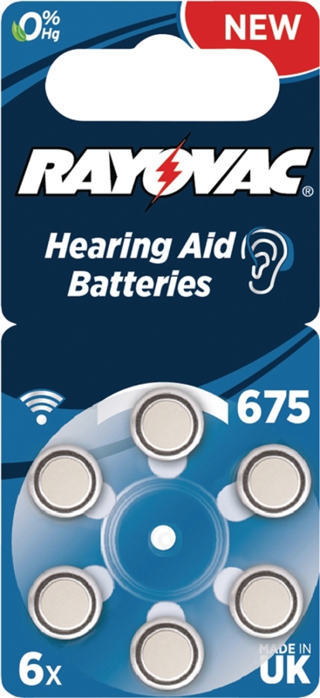 Rayovac Zinc-Air Batterij PR44 1.4 V 6-Blister