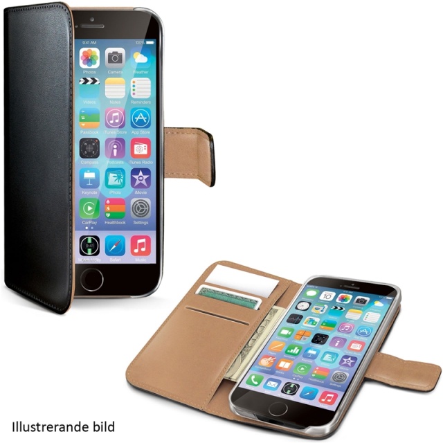 Celly Wallet Case iPhone 7 Sv/Be