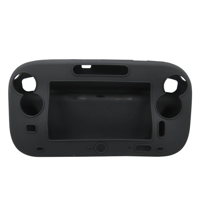 Siliconen hoes voor Nintendo Wii U (zwart)