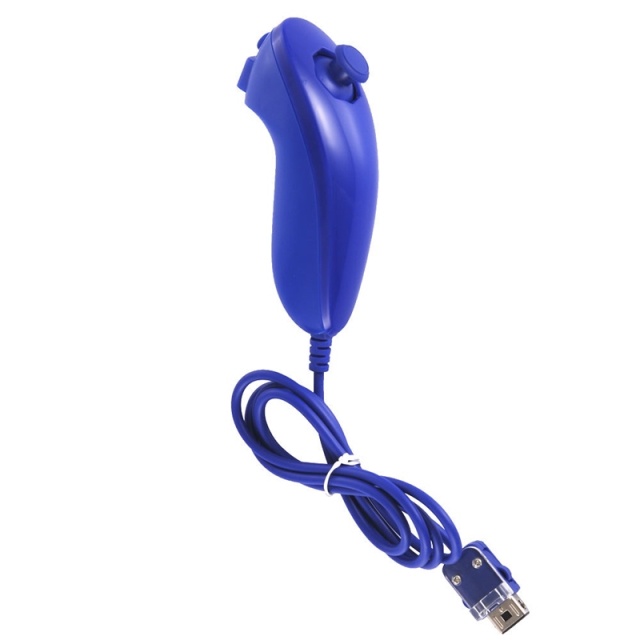 Nunchuk voor Wii en Wii U (donkerblauw)