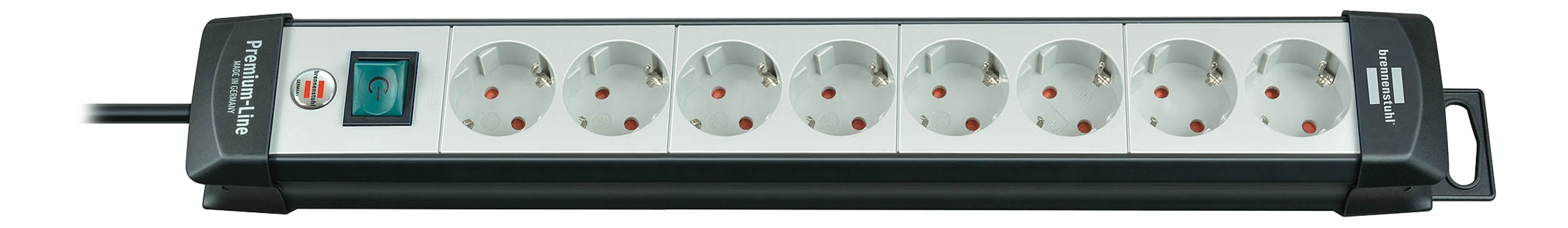 8-fack 3m cable Svart/Vit