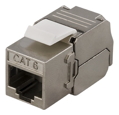 DELTACO FTP Cat6 Keystone connector, "Tool-free"