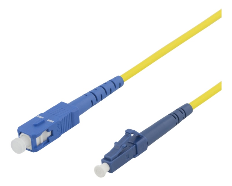 DELTACO Fiber cable, LC - SC, 9/125, OS1/2, singlemode, LSZH, 3m