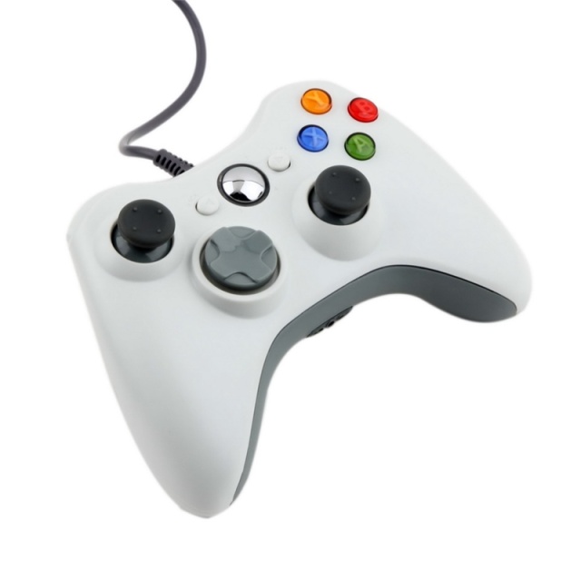 Handcontroller voor Xbox 360 (Wit)