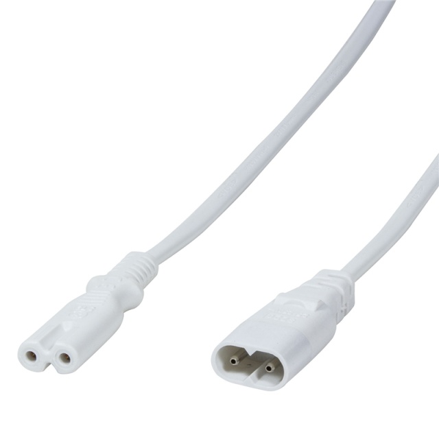 LogiLink Apparatsladd förlängning, 2m, Vit
