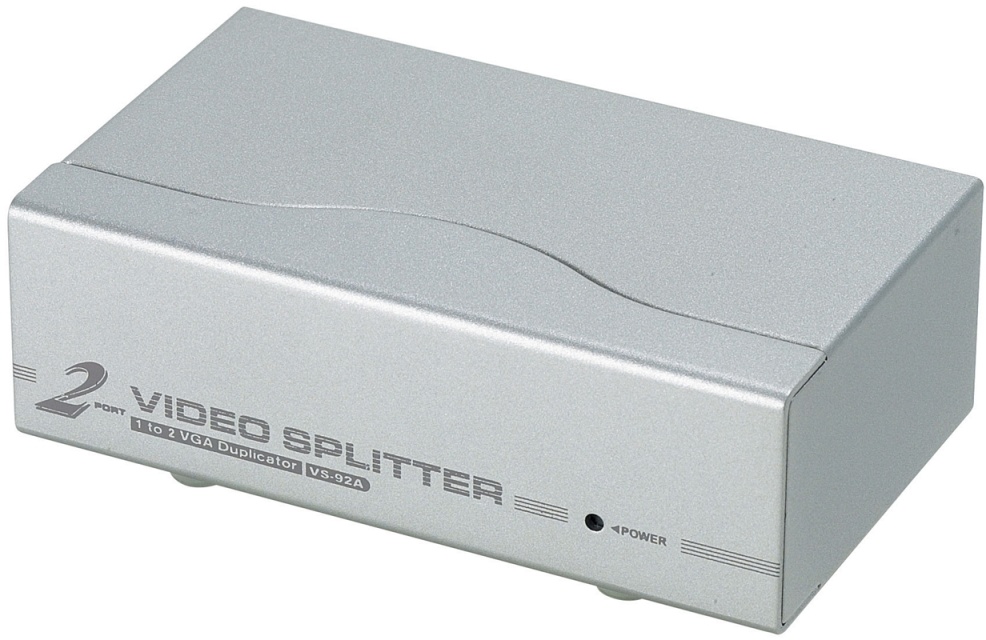ATEN, VGA-splitter, 1-2, 1920x1440, 1xHD15 ha - 2xHD15ho