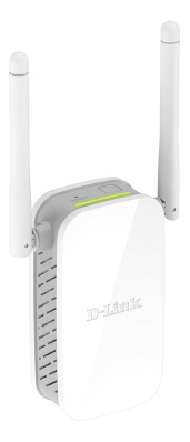 D-Link N300 Wi-Fi Range Extender, up to 300Mbps, 10/100 Ethernet,white,Fyndvara