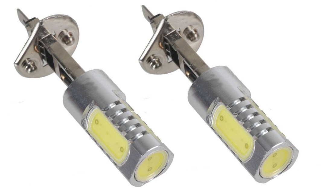 Mistlampen Hoog vermogen 6W, fitting H1, 2-pak