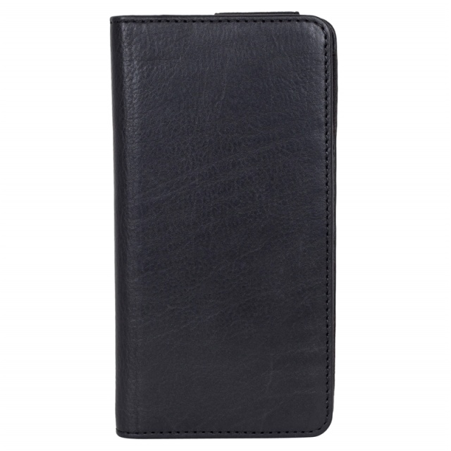 BUFFALO Wallet Leather Black 3 Cardpockets Universal up to 5"
