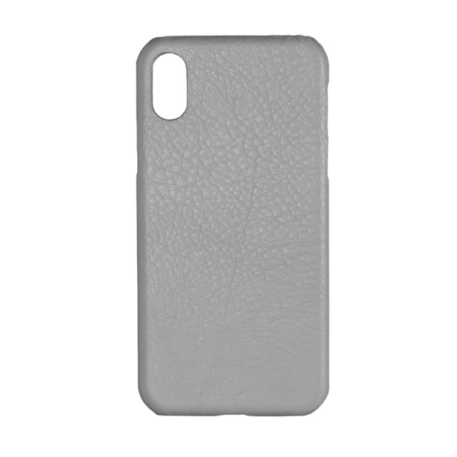 ONSALA COLLECTION Cover Leather Grey iPhone X/XS