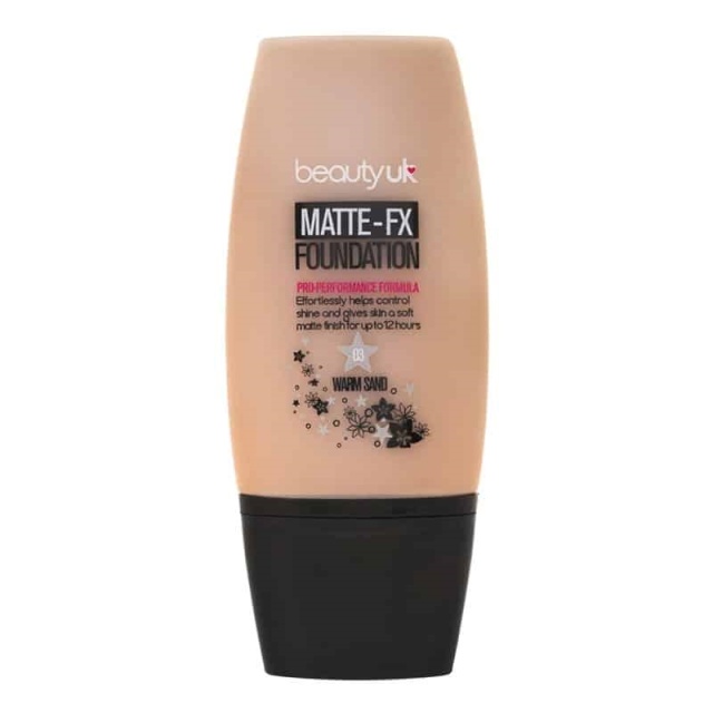 Beauty UK Matte FX Foundation - No.3 Warm Sand