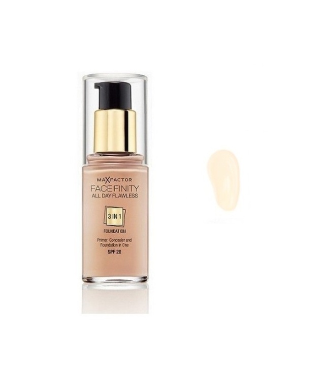 Max Factor Facefinity 3 In 1 Foundation 33 Crystal Beige