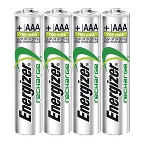 ENERGIZER Batteries AAA/LR03 Rechargeable Ni-Mh 500mAh 4-pack