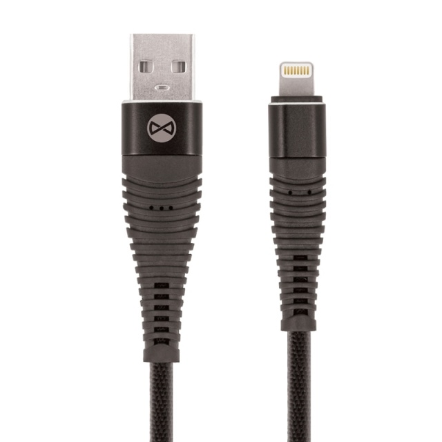 Forever Lightning-kabel Shark voor iPhone - Zwart