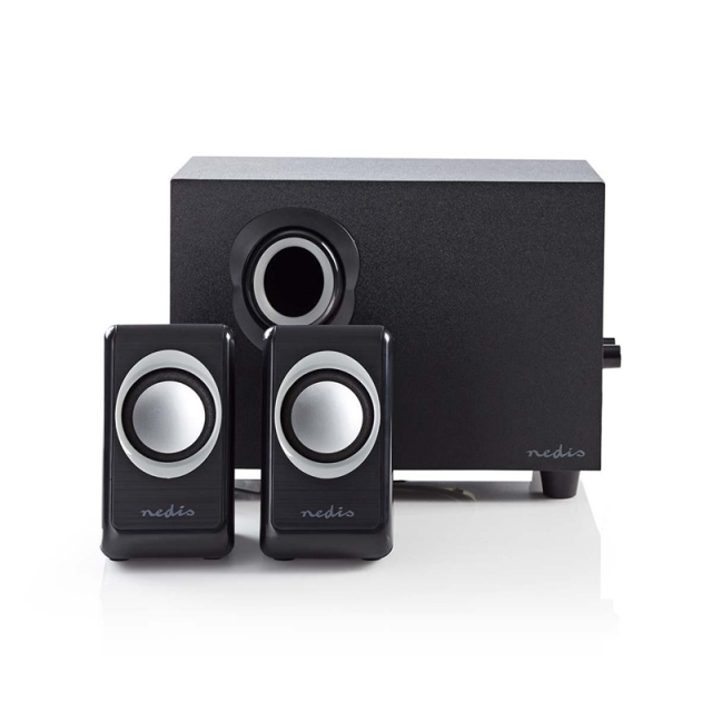 Nedis PC-Speaker | 2.1 | 33 W | 3,5 mm Male | USB Gevoed | Volumebediening