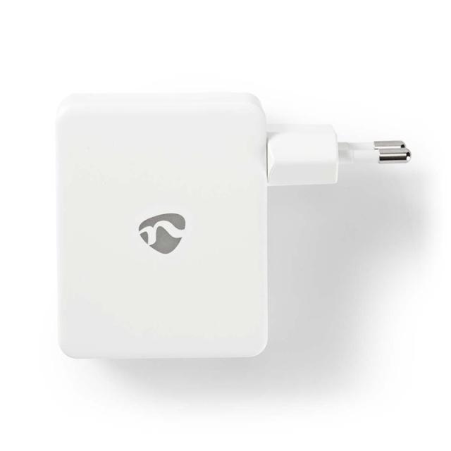 Nedis Oplader | 24 W | Snellaad functie | 4x 2.4 A | Outputs: 4 | 4x USB-A | Geen Kabel Inbegrepen | Single Voltage Output | Wit