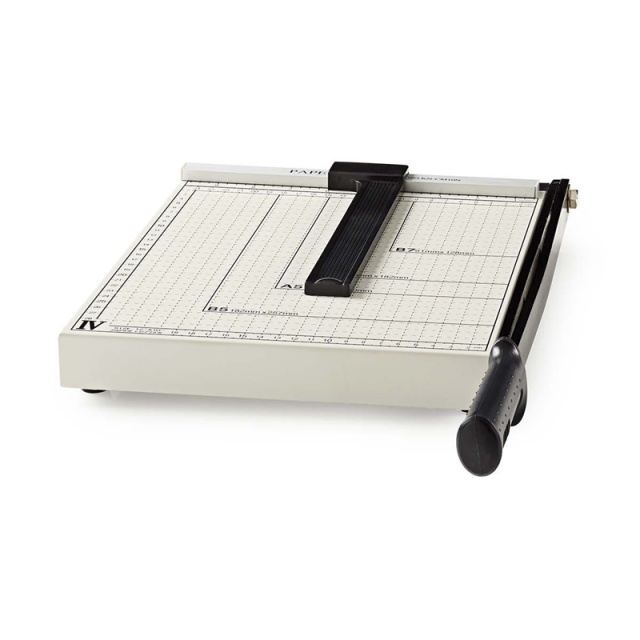Nedis Papiersnijmachine | Max. snijden maat: 210 x 297 mm | Soort mes: Metaal | Metaal | Wit / Zwart