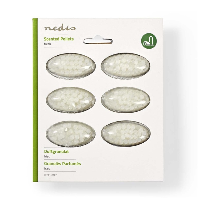 Nedis Geurparels voor Stofzuiger | Fris | 6 navullingen | Wit