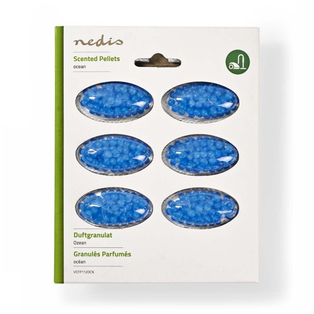 Nedis Geurparels voor Stofzuiger | Oceaan | 6 navullingen | Blauw