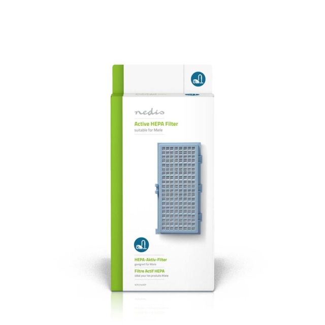 Nedis HEPA-Vervangingsfilter | Vervanging voor: Miele | Blauw / Wit