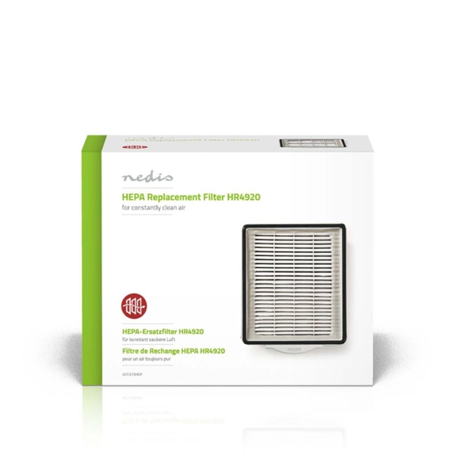 Nedis HEPA-Vervangingsfilter | Vervanging voor: Philips | Wit