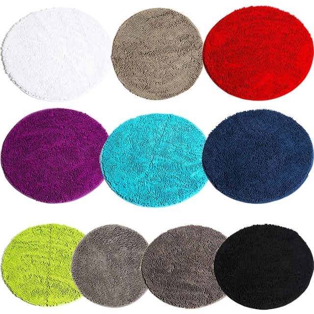 Lord Nelson Badrumsmatta Röd Rund 70 Cm