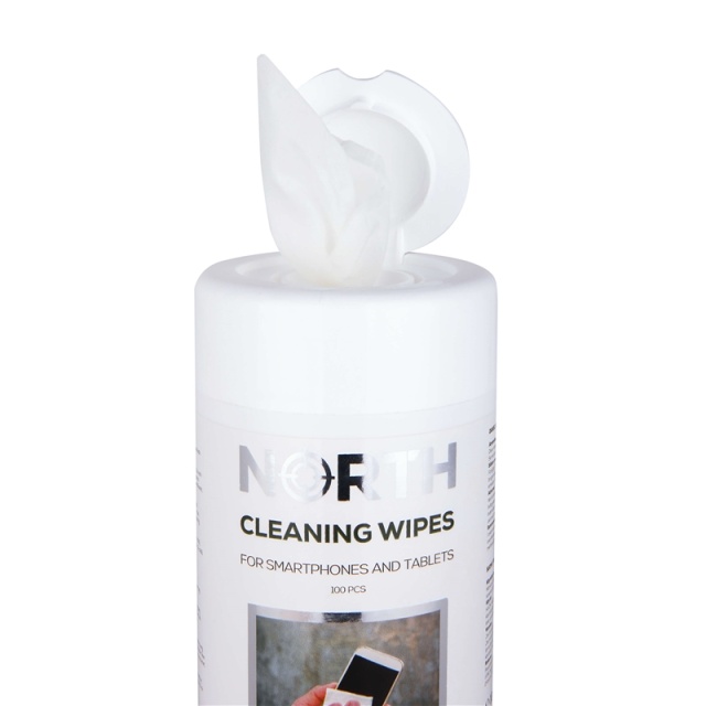 NORTH Cleaning Wipes for Mobil and Tablet 100-pack