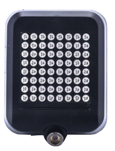 Slim automatisch fietsachterlicht met lasersensor & 64st LED
