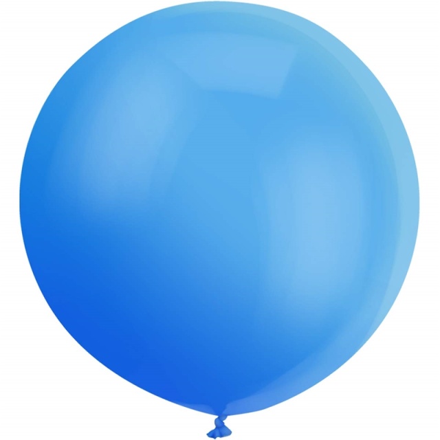 GIGANTISCHE ballon, 100 cm, 1 stuk, Blauw