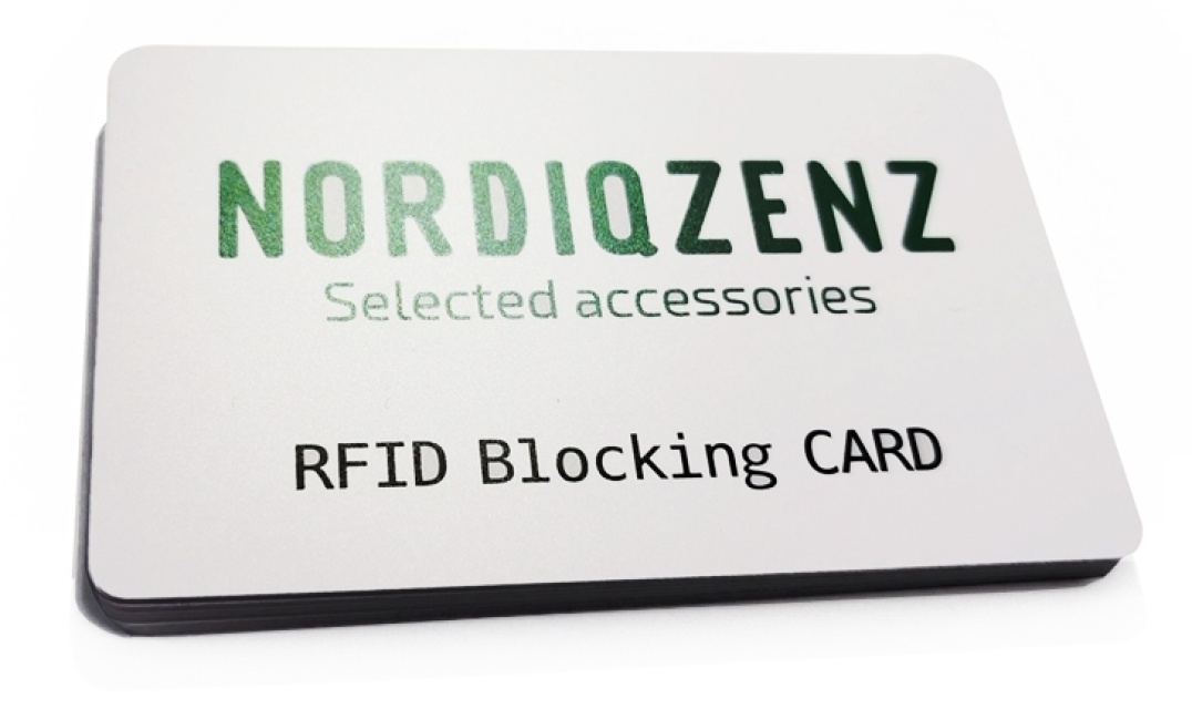 NORDIQZENZ RFID/NFC Blocker-kaart