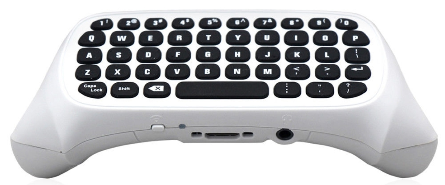 Toetsenbord voor Xbox One S-controller, Wit