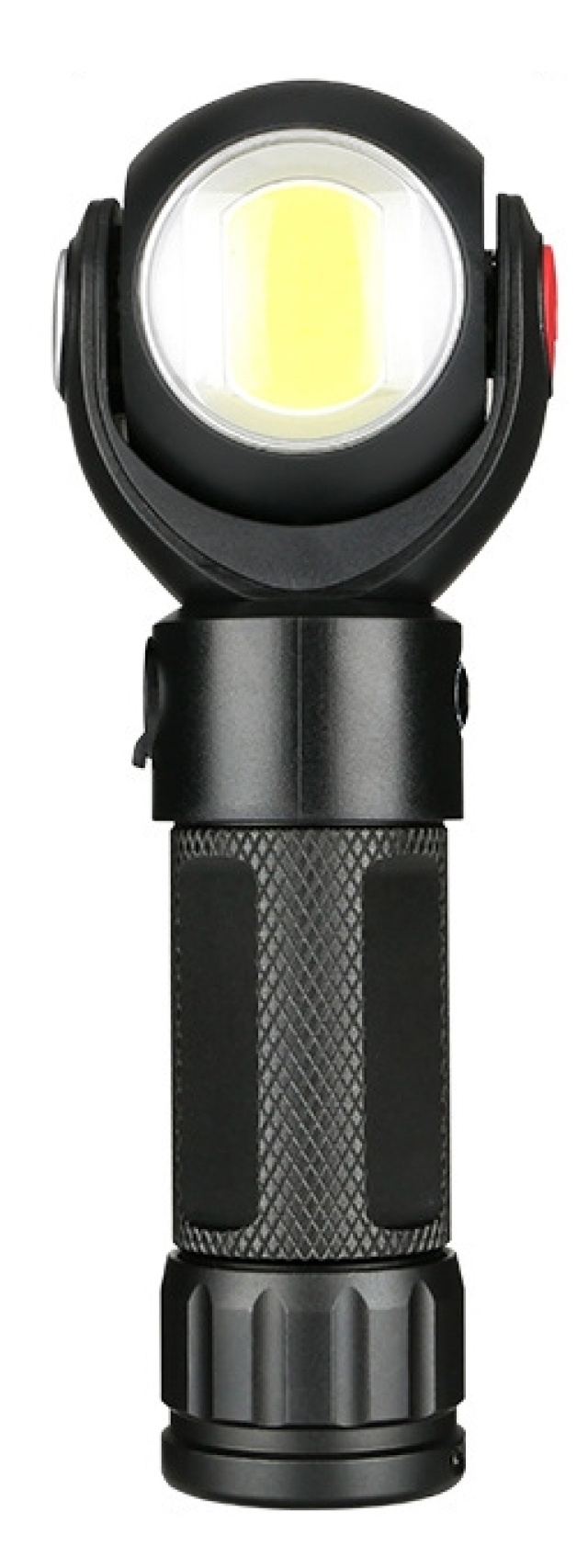 Oplaadbare T6 + COB LED 360° draaibare zaklamp met magneet